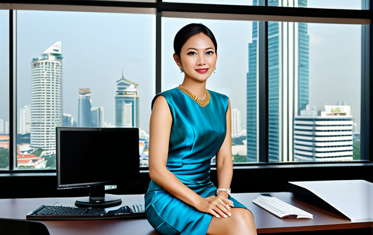 FPS 게임에서 중요한 설정값 조정법 - Professional Office Environment**

"A professional Thai businesswoman in a modest, elegant silk dres...