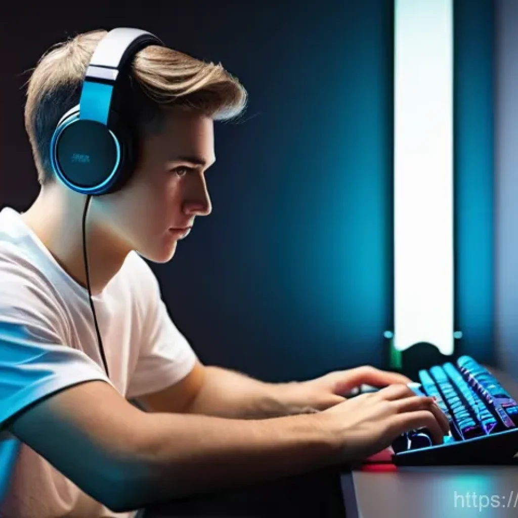 FPS 속도 조작을 위한 DPI 설정 - **Prompt 1: The DPI Revelation**
    "A wide shot of a young adult gamer (gender-neutral, wearing a ...