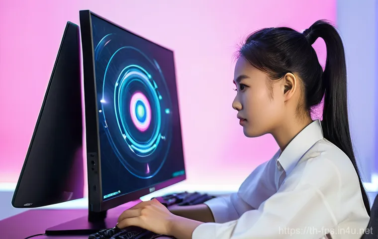 FPS에서 명중률 향상시키는 팁 - A focused Thai male gamer, in his late teens, with short, neat black hair, is comfortably holding a ...